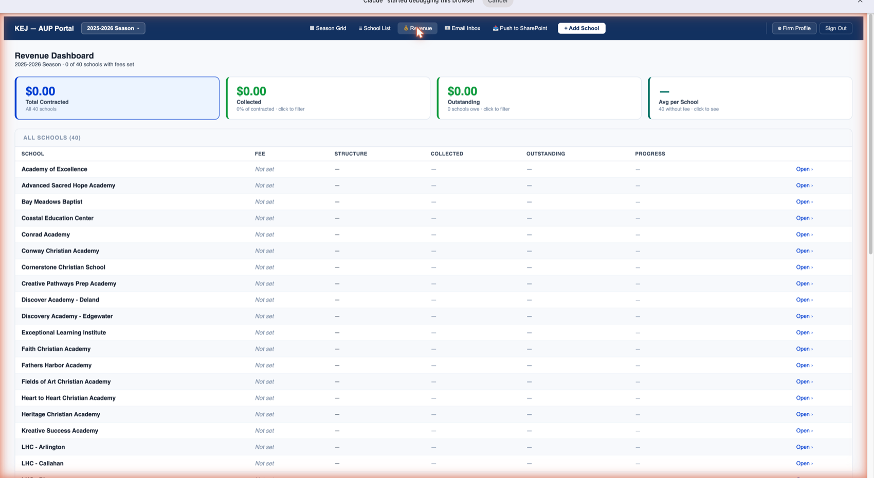 Revenue Dashboard